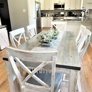 Rustic Farmhouse Table, Dine Table Set, Farmhouse Table, Rustic Table, Dining Table, Rustic Table