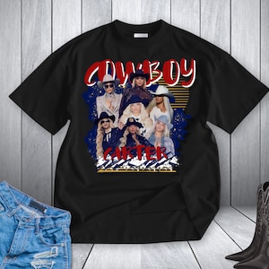ビヨンセ・カウボーイ・カーター・コンサートTシャツ、カントリー・ウエスタン・グラフィックTシャツ、ヴィンテージ・ビヨンセTシャツ、海賊版ビヨンセTシャツ、ビヨンセ・グッズ