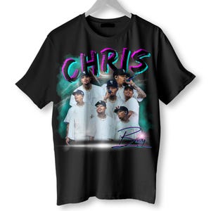 Chris Brown Bootleg T-Shirt Vintage Style | Black Graphic Tee Unisex | TShirt | Concert Fan Merch | R&B Rap Tee | Urban Streetwear