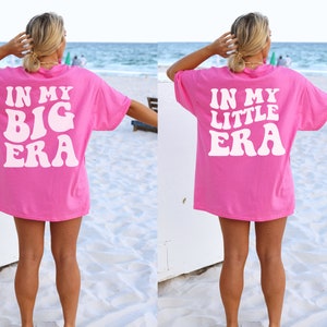 Retro Sorority Big Little Era Shirts Oversized Big Little Reveal Shirts Funny Sorority Shirts Big Little Gift Preppy Trendy Big Lil Shirts