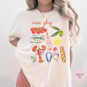 Sorority Big Little Shirts Fisherman Aesthetic Italian Big Little Reveal Shirts Cropped Sorority Shirts Big Little Gift Baby Tee Trendy