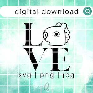 bt21 svg, bts21 mang, bts digital download, compatible with cricuit, glowforge, & silhouette