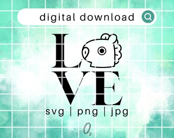 bt21 svg, bts21 mang, bts digital download, kompatibel mit cricuit, glowforge, & silhouette
