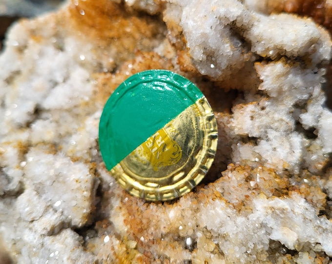 Solarpunk Pin Upcycled Solarpunk Bottlecap Pins - Etsy