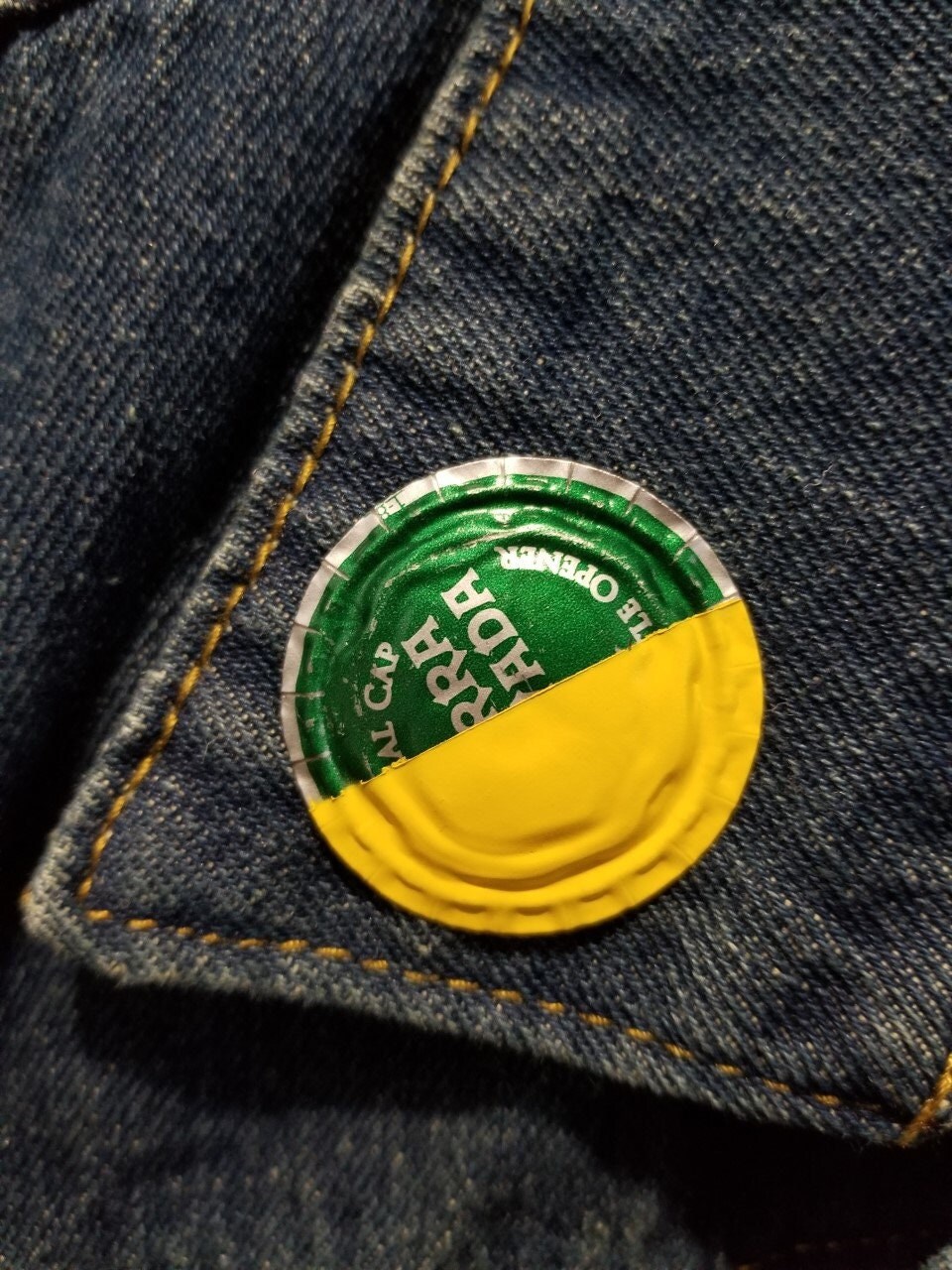 Solarpunk Pin Upcycled Solarpunk Bottlecap Pins - Etsy UK