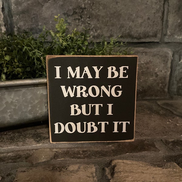 Small Wood Sign - Etsy