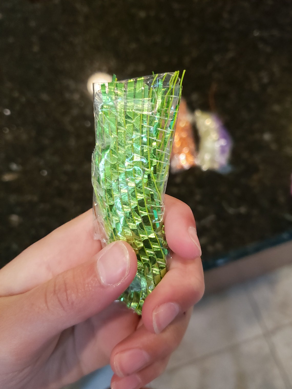 Homemade marble and mesh. Etsy