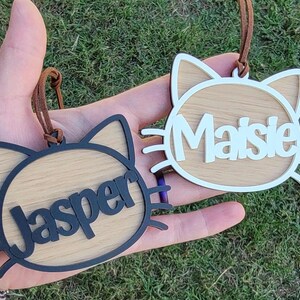 Personalized Cat Christmas Ornament, Cat ornament, cats christmas, christmas cats, cat lovers, pet lover ornament, custom cat ornament