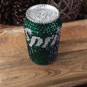 Bedazzled Sprite Soda Can Diversion Stash Safe