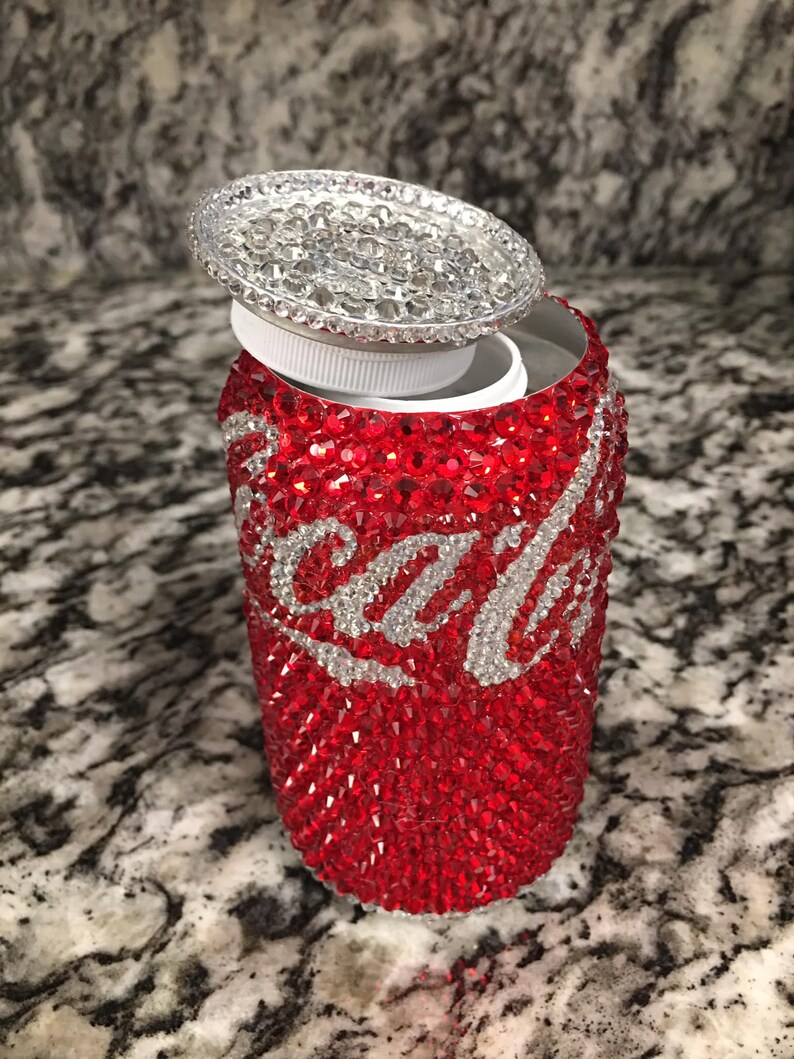 Bedazzled Coca Cola Coke Soda Can Diversion Stash Safe Etsy