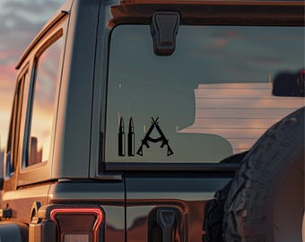 2A Decal: Second Amendment Vinyl Decal - Car, Truck, Patriot