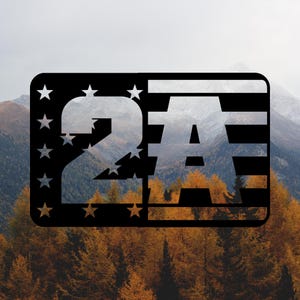 2A Decal - Second Amendment Decal - Multiple Colors and Sizes, Car Decal, Vinyl Decal, Truck Decal, Patriot Decal