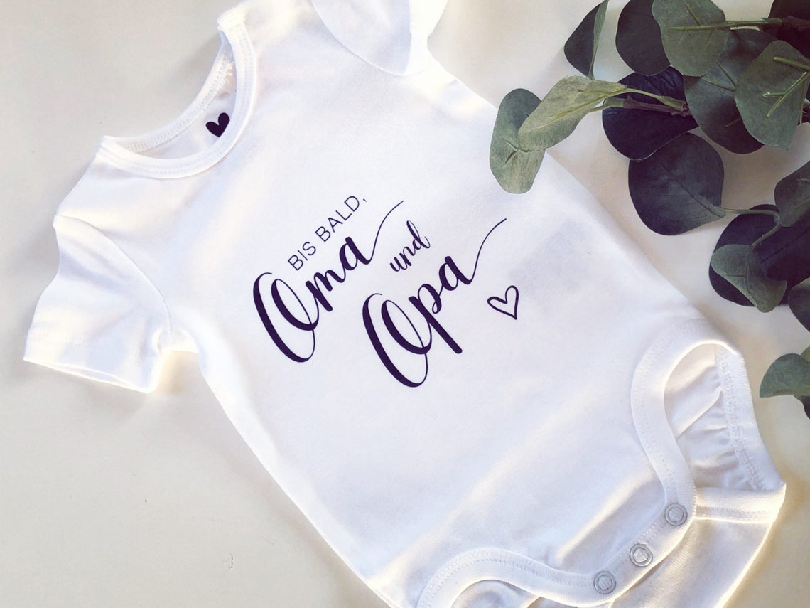 Babybody / Oma & Opa / Geburt / Geschenk Etsy