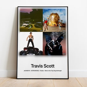 MT955 Travis Scott Music Album Cover Singer Star Rodeo Wall Art Picture  Canvas Painting Poster Prints Living Room Home Decor