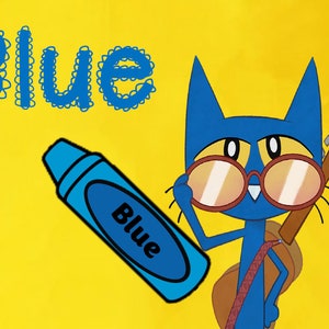Pete the Cat Color Posters Full Size - Etsy