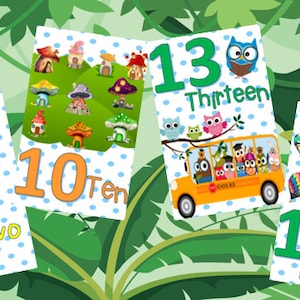 Number Posters 1-20
