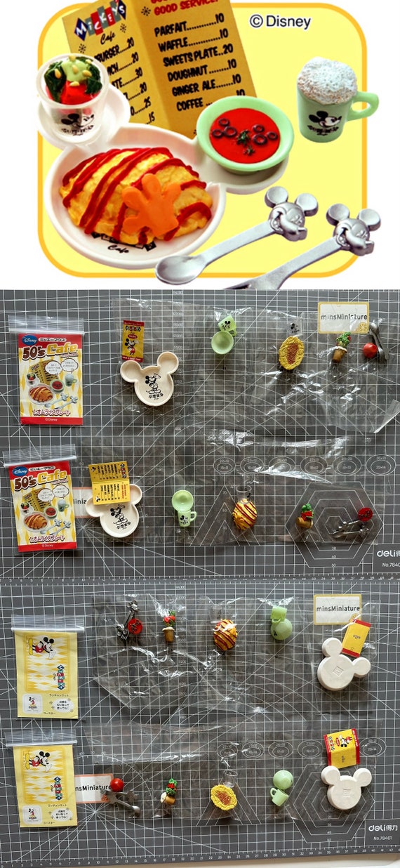 Re-ment Miniature Disney 50s Cafè Mickey Mouse (10 Sets Sold
