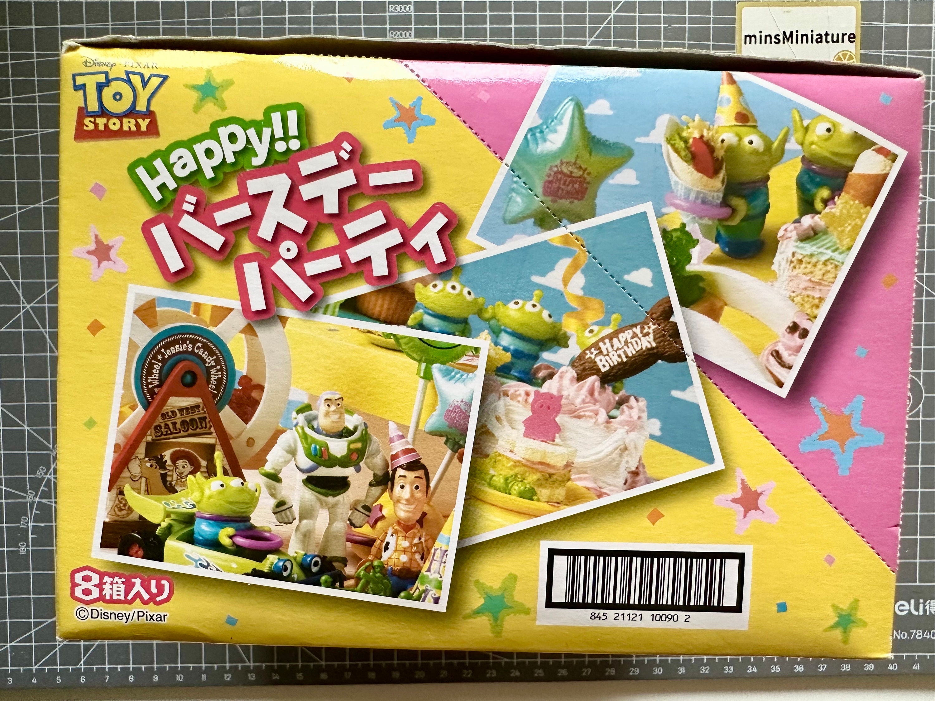 Very Rare Re-ment Miniature Toy Story Happy Birthday Party 