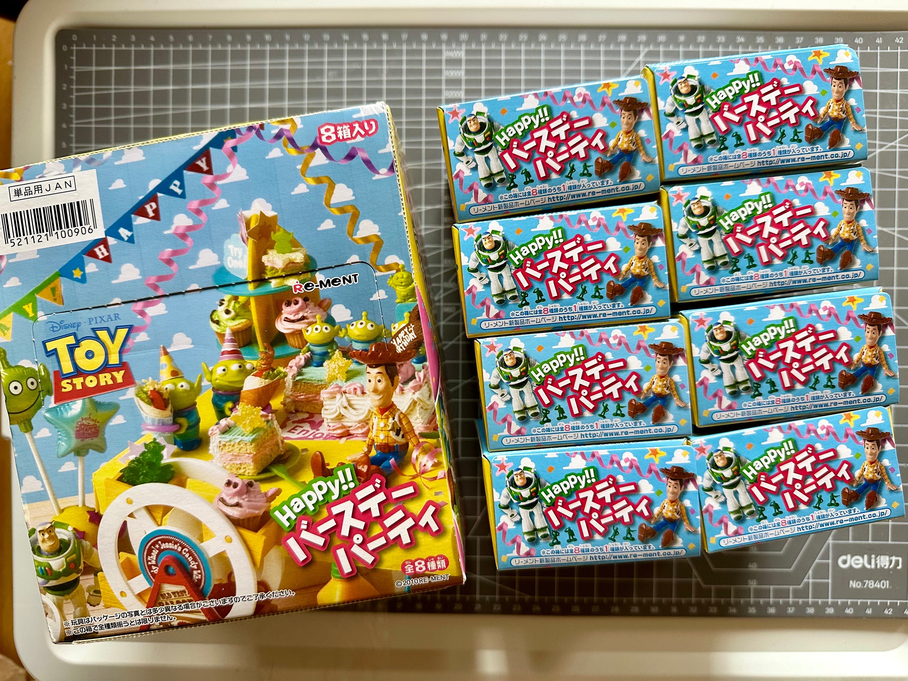 Very Rare Re-ment Miniature Toy Story Happy Birthday Party