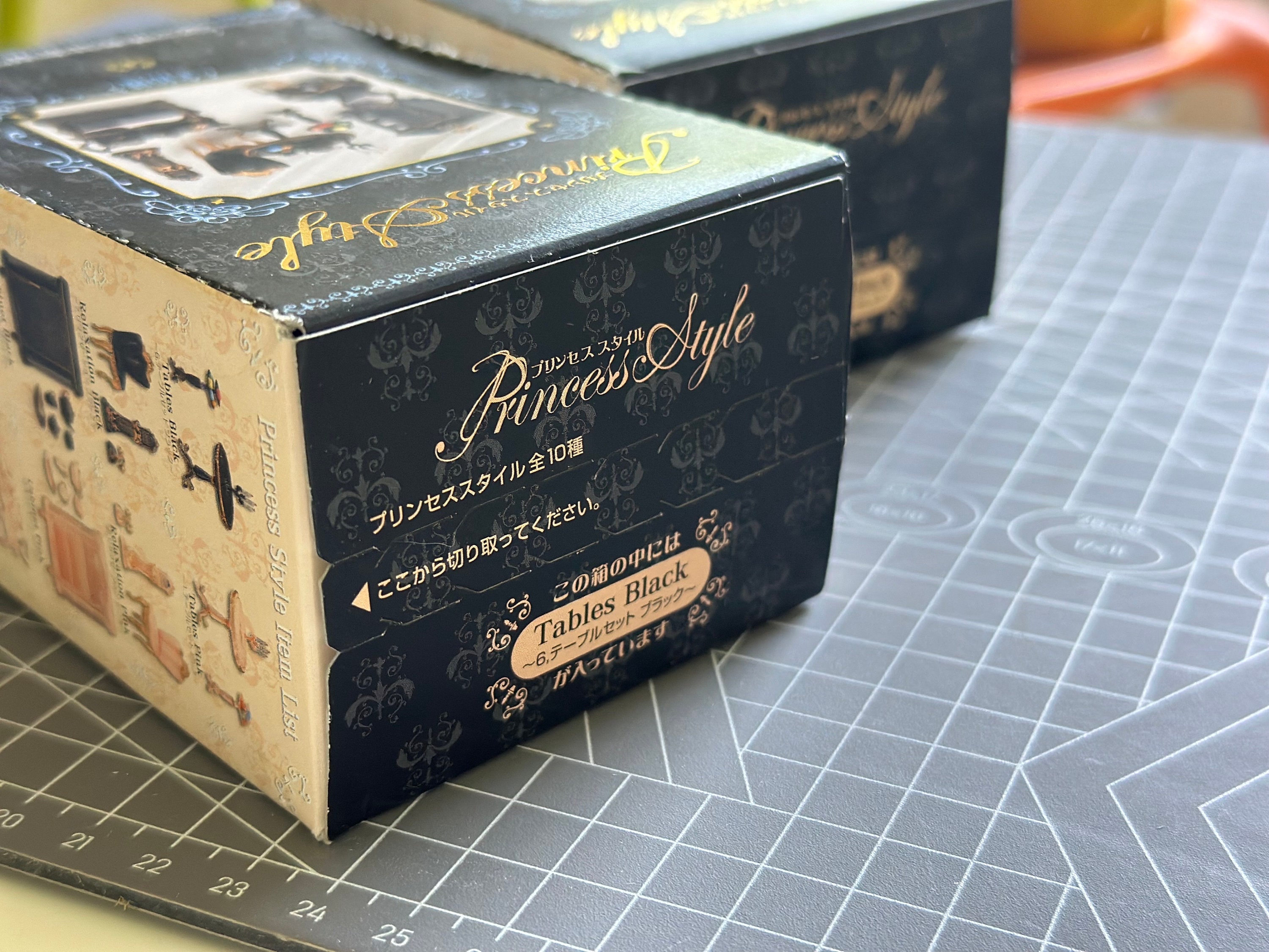 Very RARE Megahouse Princess Style Room Complete Black Furniture 