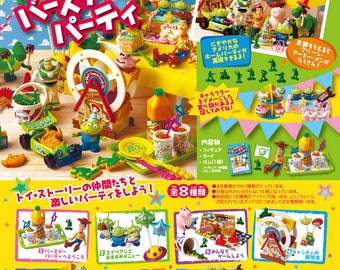 Miniatura muy rara de Re-Ment de Toy Story para fiesta de cumpleaños (10 sets completos)