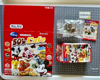 Rara miniatura a escala 1/6 de Mickey Mouse Café Disney de los años 50, 11 sets completos (incluye set secreto)