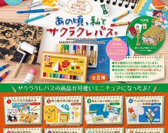 Colección de miniaturas Re-Ment de Sakura Color Products Corp., conjunto completo