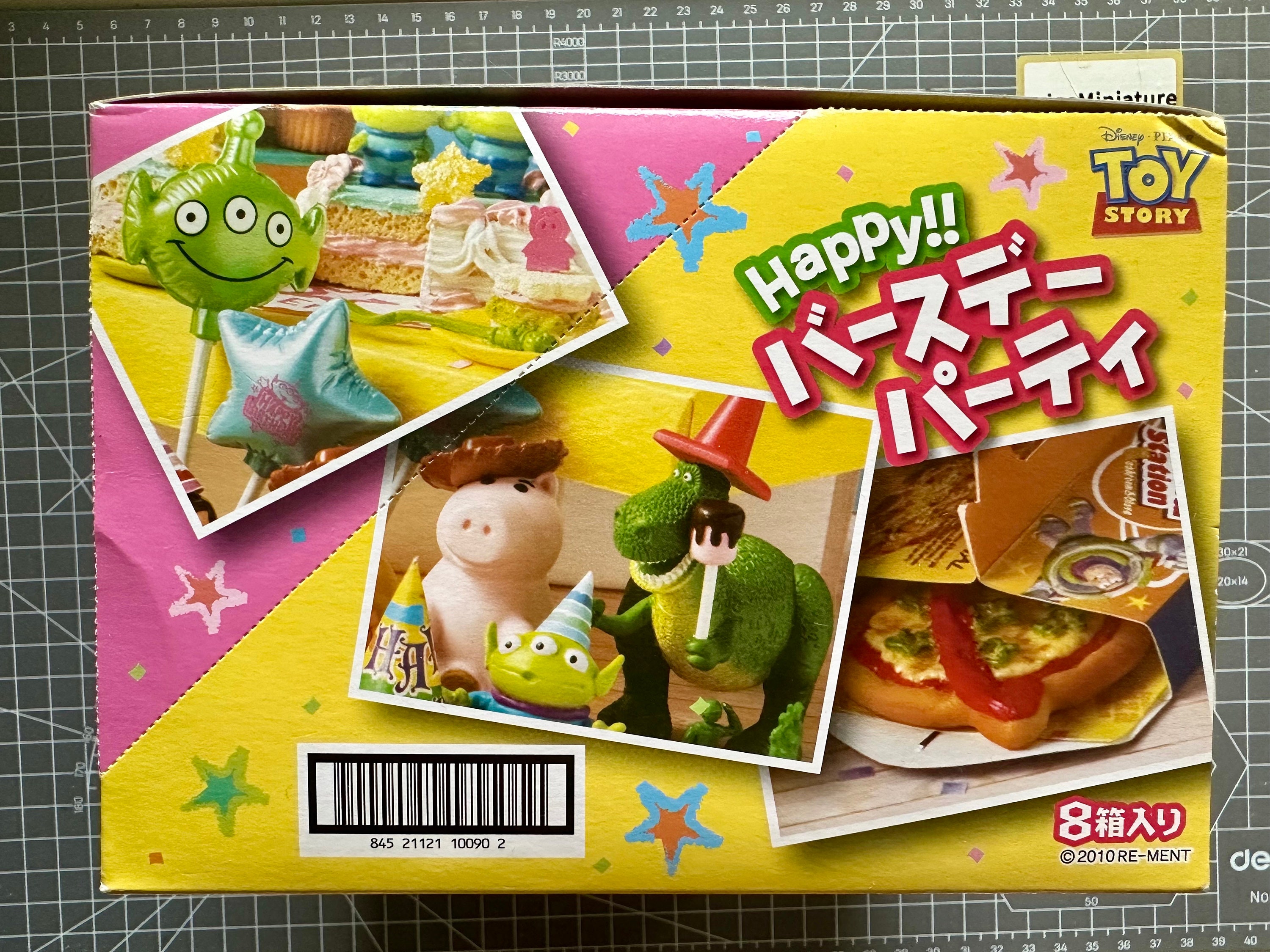Very Rare Re-ment Miniature Toy Story Happy Birthday Party 