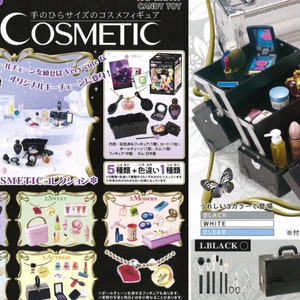 Re-ment Cosmetics sets lipstick perfume eye shadows foundation and Petite Makeup Box (individual set sold)