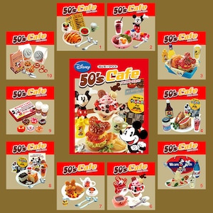 Re-Ment Miniature Disney 50s Cafè Mickey Mouse (10 sets sold separately)