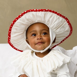 Mushroom/Toadstool Costume for Kids, Toddlers and Adults