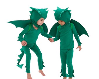 Green Dragon or Dinosaur Costume for Kid and Toddlers