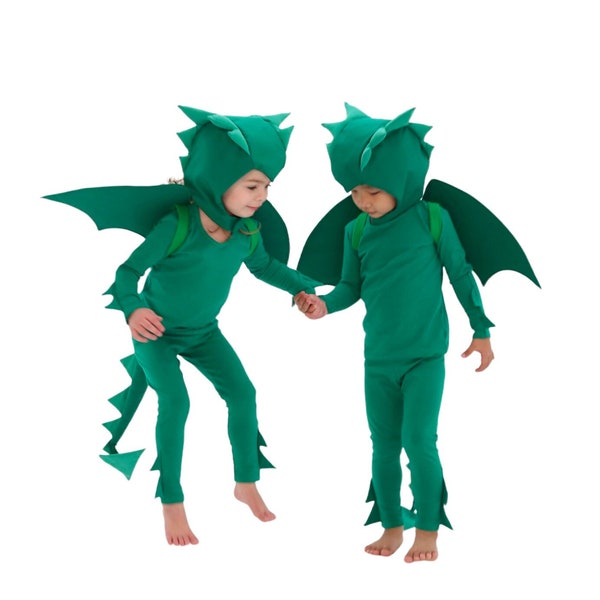 Green Dragon or Dinosaur Costume for Kid and Toddlers