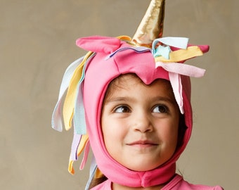 Pink Unicorn Hat for Kids, Costume Accessory Piece