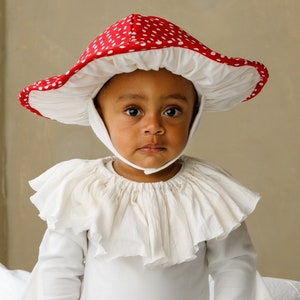 Mushroom/Toadstool Costume for Kids, Toddlers and Adults
