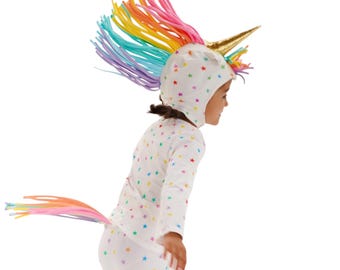 Disfraz de unicornio estrella arcoiris.