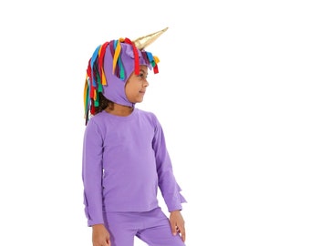 Purple Unicorn Costume for Kids