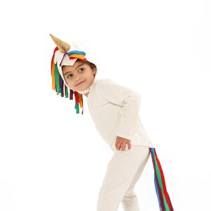 White Unicorn Costume for Kids