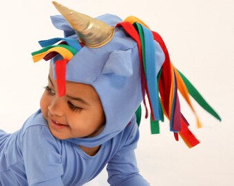 Blue Unicorn Costume