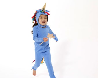 Blue Unicorn Costume