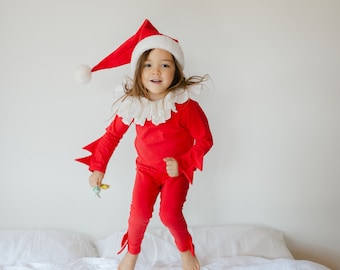 Red Holiday Elf Costume