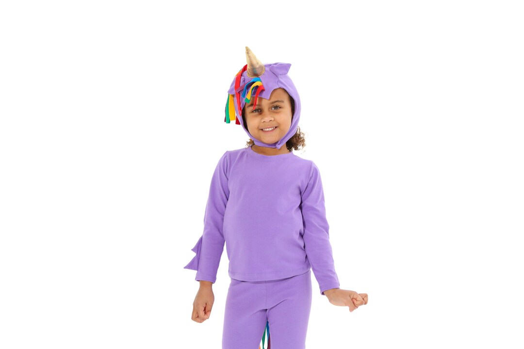 Purple Unicorn Costume for Kids Etsy