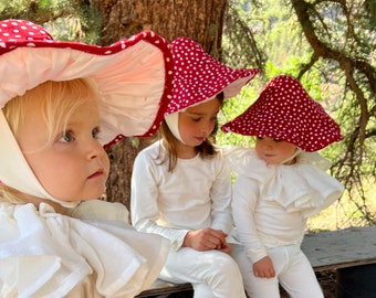 Mushroom/Toadstool Costume for Kids and Toddlers, Halloween Costume