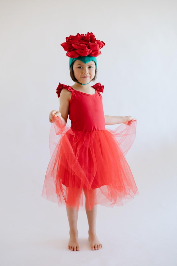 Rose Costume With Tutu for Kids and Toddlers - Etsy