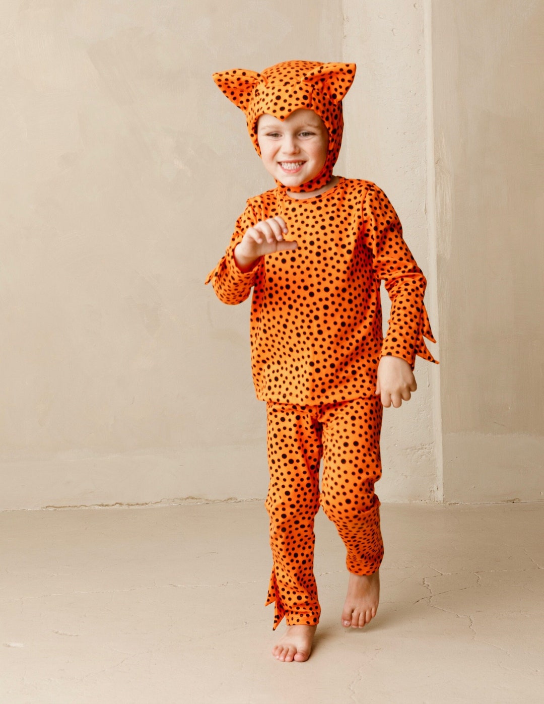 Cheetah Costume for Kids Halloween Costume Etsy