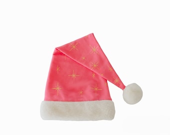 Pink Elf Hat for Kids, Recycled Cotton