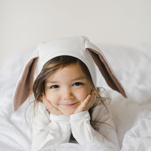 Organic Ivory Bunny Costume for Kids, Toddlers, Babies image 4