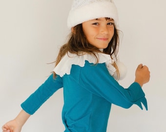 Blue Holiday Elf Pajama Costume, Hanukkah