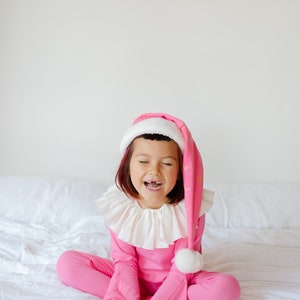 Pink Elf Hat for Kids, Recycled Cotton image 3