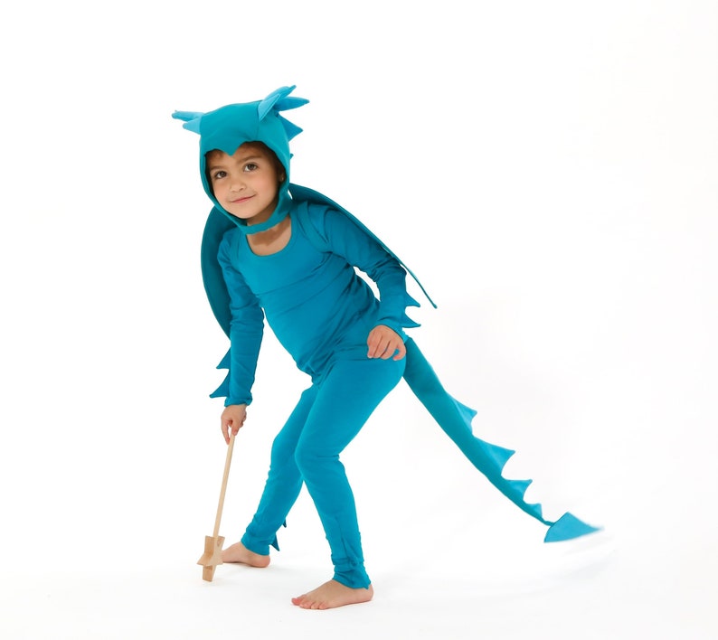 Jade Dragon Costume for Kids image 1